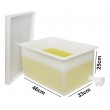 SP Bel-Art Heavy Duty Polyethylene Rectangular Tank with Top Flanges and Faucet; 18 x 13 x 10 in.