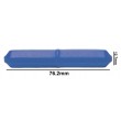 SP Bel-Art Spinbar Teflon Octagon Magnetic Stirring Bar; 76.2 x 12.7mm, Blue