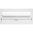 SP Bel-Art Spinbar Teflon Octagon Magnetic Stirring Bar; 50.8 x 9.5mm, White