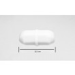 SP Bel-Art Spinbar Teflon Octagon Magnetic Stirring Bar; 22.2 x 9.5mm, White