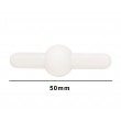 SP Bel-Art Saturn Spinbar Teflon Magnetic Stirring Bar; 50mm, White