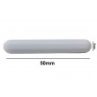 SP Bel-Art Spinbar Teflon Polygon Magnetic Stirring Bar; 50 x 8mm, White, without Pivot Ring