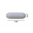 SP Bel-Art Spinbar Teflon Polygon Magnetic Stirring Bar; ⅞ x ³/₁₆ in., White, without Pivot Ring