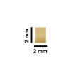 SP Bel-Art Spinbar Teflon Micro (Flea) Magnetic Stirring Bar; 2 x 2mm, Yellow