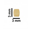 SP Bel-Art Spinbar Teflon Micro (Flea) Magnetic Stirring Bar; 3 x 3mm, Yellow