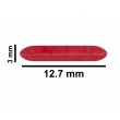 SP Bel-Art Spinbar Teflon Micro (Flea) Magnetic Stirring Bar; 12.7 x 3mm, Red