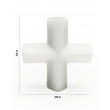 SP Bel-Art Spinplus Teflon Magnetic Stirring Bar; 19.1 x 9.5mm, White