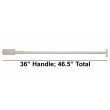 SP Bel-Art Safety Acid/Caustic Sampler; 16oz, 3ft Handle, Plastic