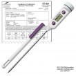 SP Bel-Art, H-B DURAC Calibrated Electronic Stainless Steel Stem Thermometer, -50/200C (-58/392F), 127mm (5 in.) Probe