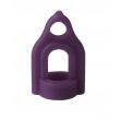 SP Bel-Art, H-B Liquid-in-Glass Thermometer Non-Roll Fitting, Purple PVC Plastic, Ring Top (Pack of 25)