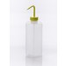SP Bel-Art Narrow-Mouth 1000ml (32oz) Polyethylene Wash Bottles; Yellow Polypropylene Cap, 38mm Closure (Pack of 4)