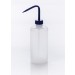 SP Bel-Art Narrow-Mouth 500ml (16oz) Polyethylene Wash Bottles; Blue Polypropylene Cap, 28mm Closure (Pack of 6)