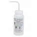 SP Bel-Art Right-to-Know Safety-Vented / Labeled 4-Color Ethanol Wide-Mouth Wash Bottles; 500ml (16oz), Polyethylene w/Natural Polypropylene Cap (Pack of 4)