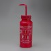 SP Bel-Art GHS Labeled Toluene Wash Bottles; 500ml (16oz), Polyethylene w/Red Polypropylene Cap (Pack of 4)
