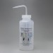 SP Bel-Art GHS Labeled Safety-Vented Ethanol Wash Bottles; 1000ml (32oz), Polyethylene w/Natural Polypropylene Cap (Pack of 2)