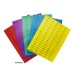 SP Bel-Art Cryogenic Storage Label Sheets; 33x13mm for 1.5-2ml Tubes, Assorted (2125 labels)
