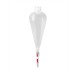 SP Bel-Art Polypropylene 250ml Squibb Pear-Shaped Separatory Funnel
