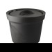 SP Bel-Art Magic Touch 2 High Performance Black Ice Bucket; 4.0 Liter, With Lid