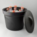 SP Bel-Art Magic Touch 2 High Performance Black Ice Bucket; 4.0 Liter, With Lid