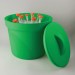 SP Bel-Art Magic Touch 2 High Performance Green Ice Bucket; 4.0 Liter, With Lid
