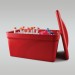SP Bel-Art Magic Touch 2 High Performance Red Ice Pan; 9.0 Liter Maxi Model, With Lid