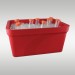 SP Bel-Art Magic Touch 2 High Performance Red Ice Pan; 9.0 Liter Maxi Model, Without Lid