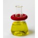 SP Bel-Art Round 1.5lb Lead Ring Flask Weight with Vikem Vinyl Coating; For 500-2000ml Flasks