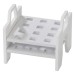 SP Bel-Art Cuvette Rack; For 10mm Cuvettes, 12 Places, Stackable, 4¼ x 4⅜ x 4⅜ in., Polypropylene