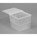 SP Bel-Art Polypropylene Test Tube Basket; 5 x 4 x 4 in., With Lid