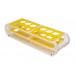 SP Bel-Art Switch-Grid Test Tube Rack; 12 Places, For 25-30mm Tubes, Yellow