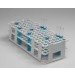 SP Bel-Art Indexed Test Tube Rack; For 10-13mm Tubes, 90 Places, Serpentine Numbering