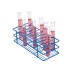 SP Bel-Art Poxygrid Test Tube Rack; For 13-16mm Tubes, 40 Places, Blue