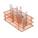 SP Bel-Art Poxygrid Test Tube Rack; For 13-16mm Tubes, 72 Places, Orange