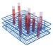 SP Bel-Art Poxygrid Test Tube Rack; For 13-16mm Tubes, 108 Places, Blue
