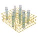 SP Bel-Art Poxygrid Test Tube Rack; For 20-25mm Tubes, 80 Places, Yellow