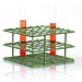 SP Bel-Art Poxygrid “Half-Size” Test Tube Rack; For 10-13mm Tubes, 36 Places, Green