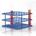 SP Bel-Art Poxygrid “Half-Size” Test Tube Rack; For 10-13mm Tubes, 36 Places, Blue