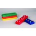SP Bel-Art Reversible PCR and Microcentrifuge Tube Rack; For 0.2ml or 1.5-2.0ml Tubes, 80 Places, Assorted Colors (Pack of 5)