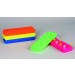 SP Bel-Art Reversible PCR and Microcentrifuge Tube Rack; For 0.2ml or 1.5-2.0ml Tubes, 80 Places, Assorted Colors (Pack of 5)