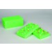 SP Bel-Art Microcentrifuge Tube Rack; For 0.5 or 1.5-2.0ml Tubes, 96 Places, Fluorescent Green (Pack of 5)