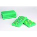 SP Bel-Art Microcentrifuge Tube Rack; For 0.5 or 1.5-2.0ml Tubes, 96 Places, Green (Pack of 5)
