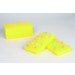 SP Bel-Art Microcentrifuge Tube Rack; For 0.5 or 1.5-2.0ml Tubes, 96 Places, Yellow (Pack of 5)