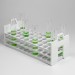 SP Bel-Art Stack Rack Test Tube Rack; For 20-25mm Tubes, 40 Places, Polypropylene