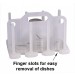 Contact Plate / Petri Dish Racks - White Polypropylene