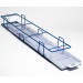 SP Bel-Art Modular Ultra-Low Freezer Rack with Drawer; 5 Places, 27 x 6 x 3½ in., Blue