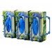 SP Bel-Art Poxygrid Glove Dispenser Rack; Triple Box Holder, 17½ x 4¼ x 8¼ in., Blue