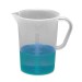 SP Bel-Art Tall Form 1000ml Polypropylene Graduated Pitcher; 10ml Graduation