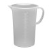 SP Bel-Art Tall Form 2000ml Polypropylene Graduated Pitcher; 20ml Graduation 