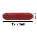 SP Bel-Art Spinbar Teflon Octagon Magnetic Stirring Bar; 12.7 x 3.2mm, Red