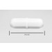 SP Bel-Art Spinbar Teflon Octagon Magnetic Stirring Bar; 25.4 x 8mm, White